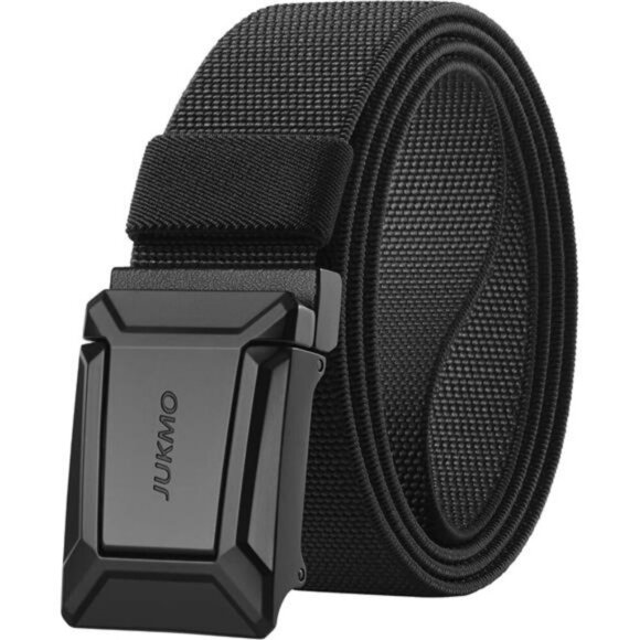 JUKMO Tactical Belt for Men Stretch Nylon Quick Release Military Work Hiking - Picture 1 of 7